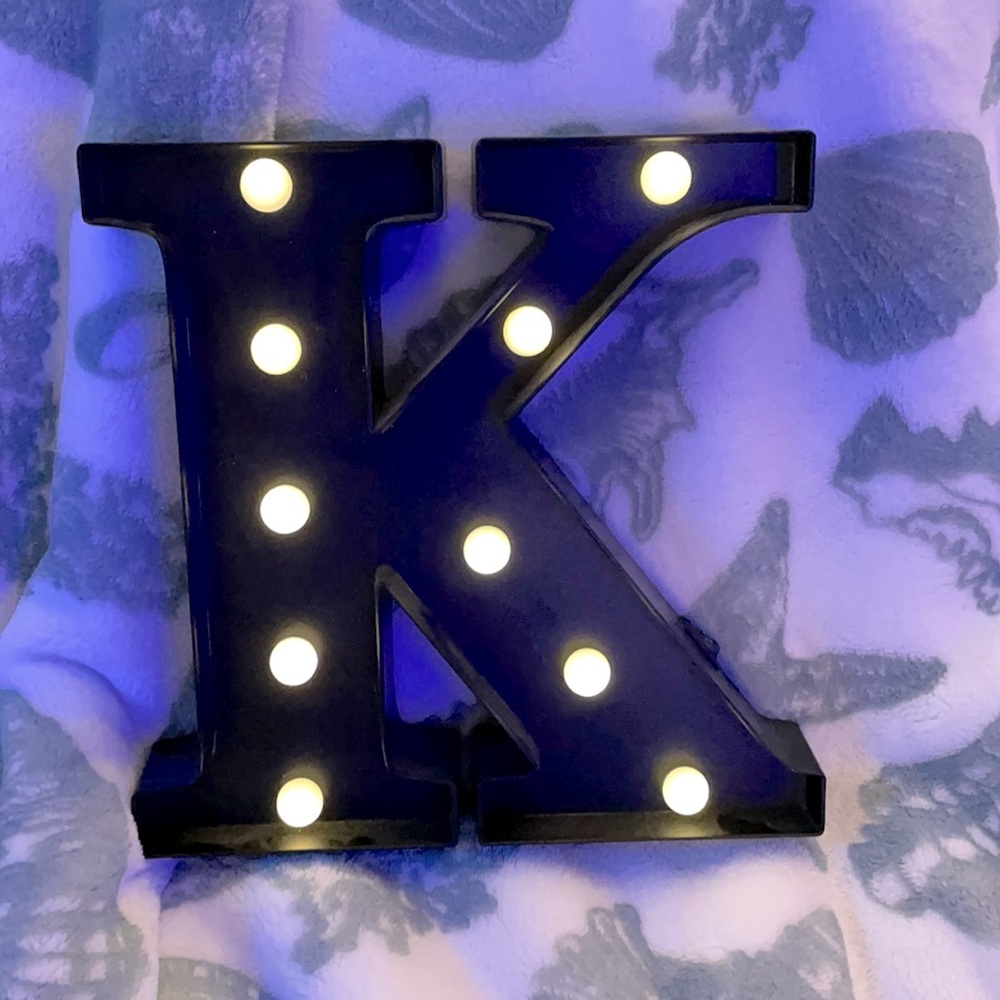 Light Up Letter K